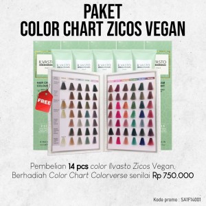 Paket Color Chart Zicos Vegan